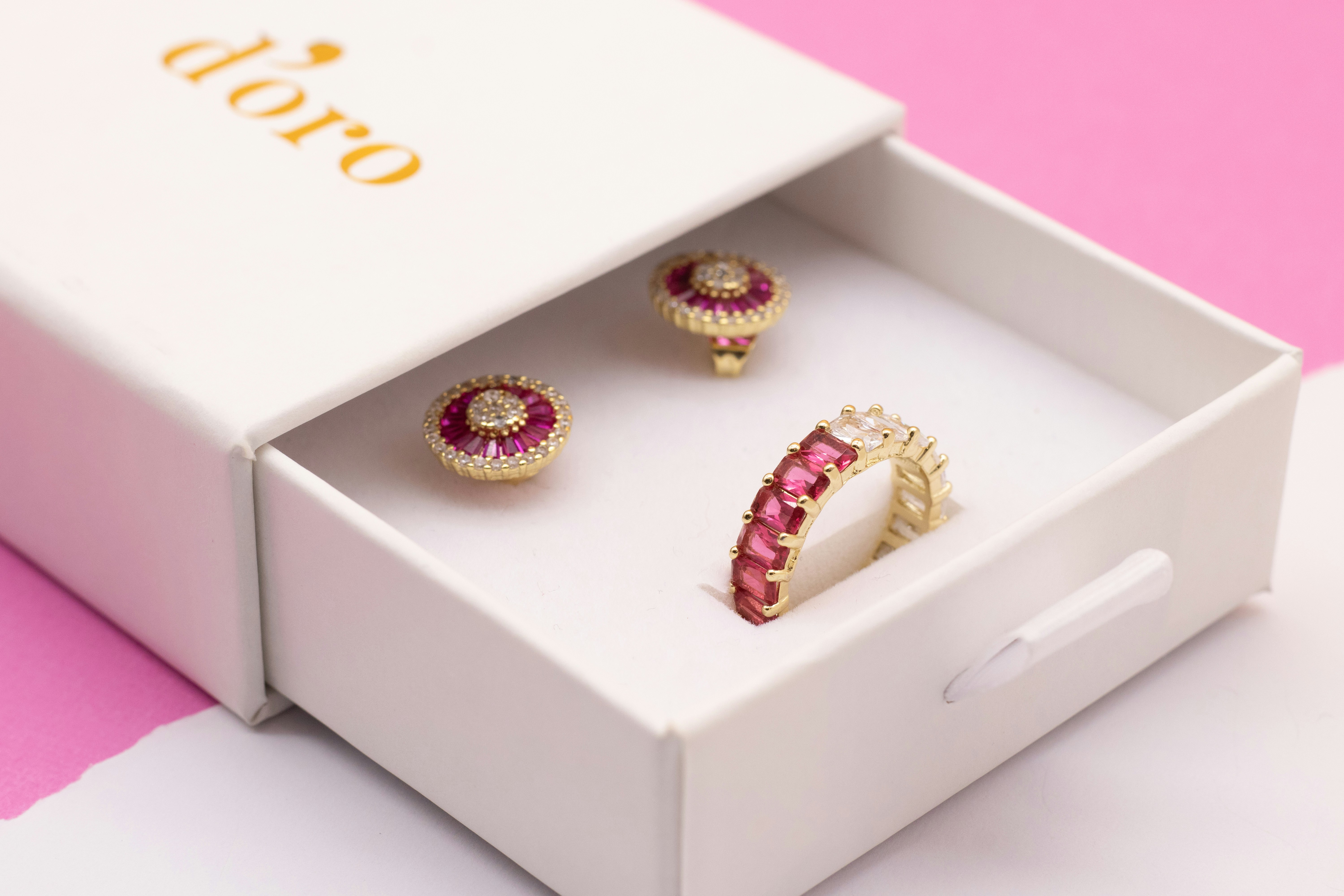 collection box of jewelry